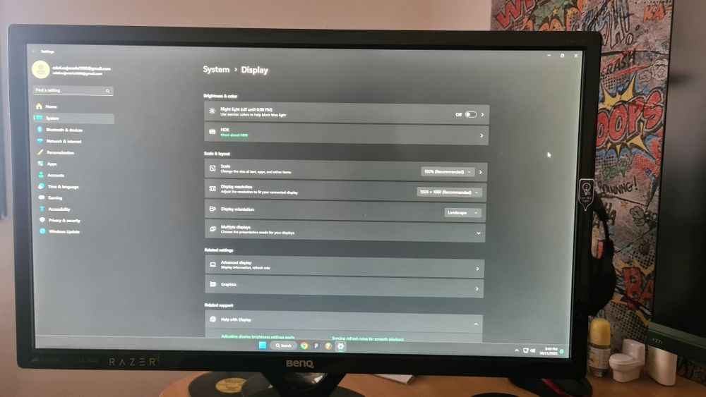 Vand Monitor Full HD - 21.5" - 60Hz - Benq
