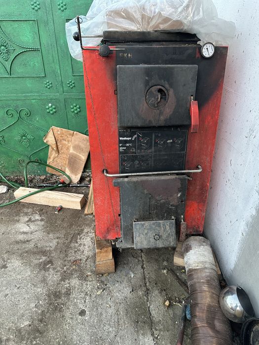 Centrală windhager 50kw carbune si lemne
