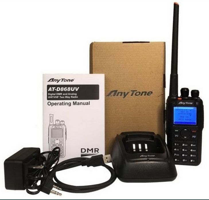 Рация портативная AnyTone AT-D868UV

 136 - 174 МГц, 400 - 480 DMR