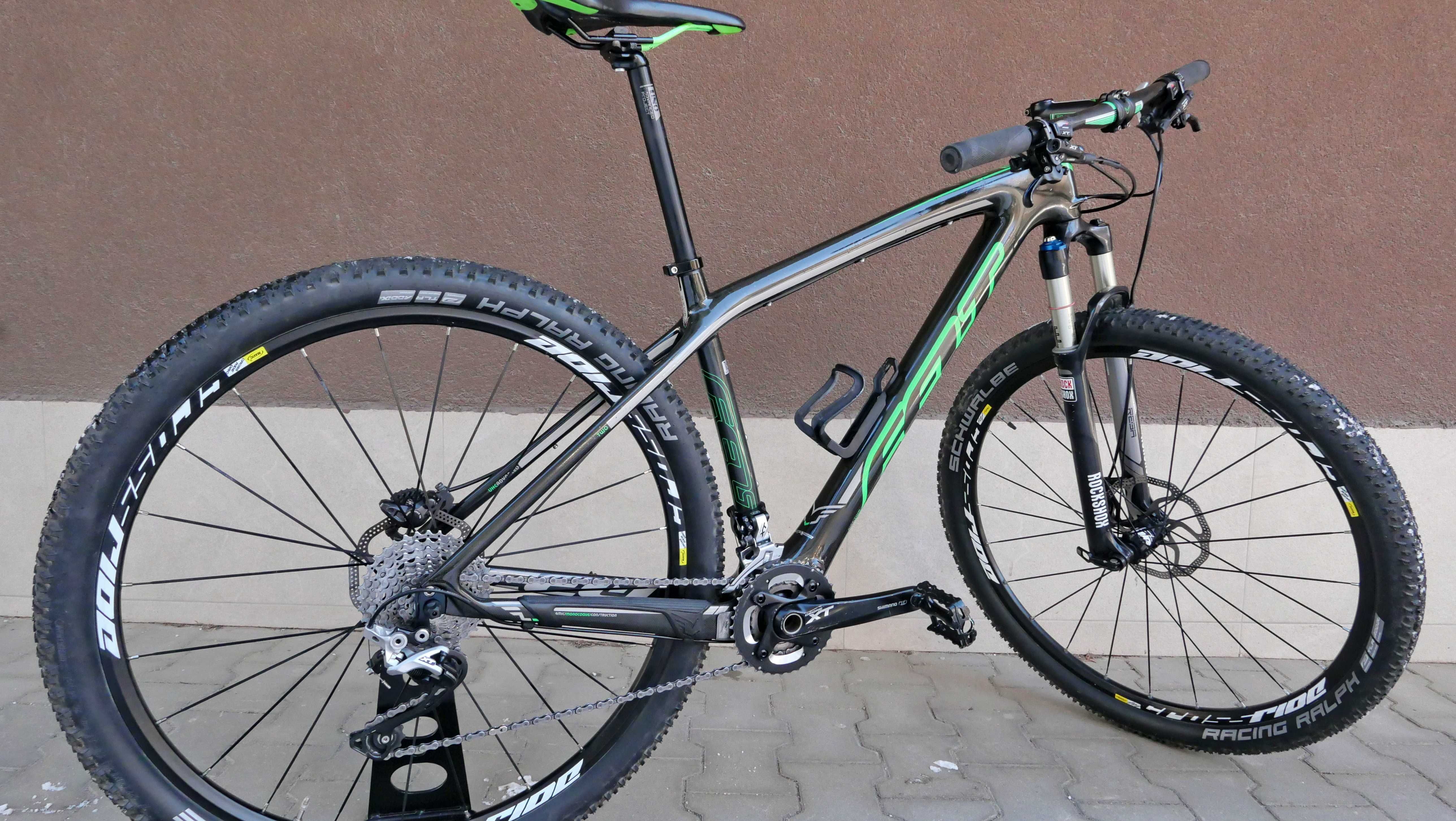 Felt Nine 30, 29, M, карбон, 11.3 кг., RockShox Reba, 2x10 Deore XT