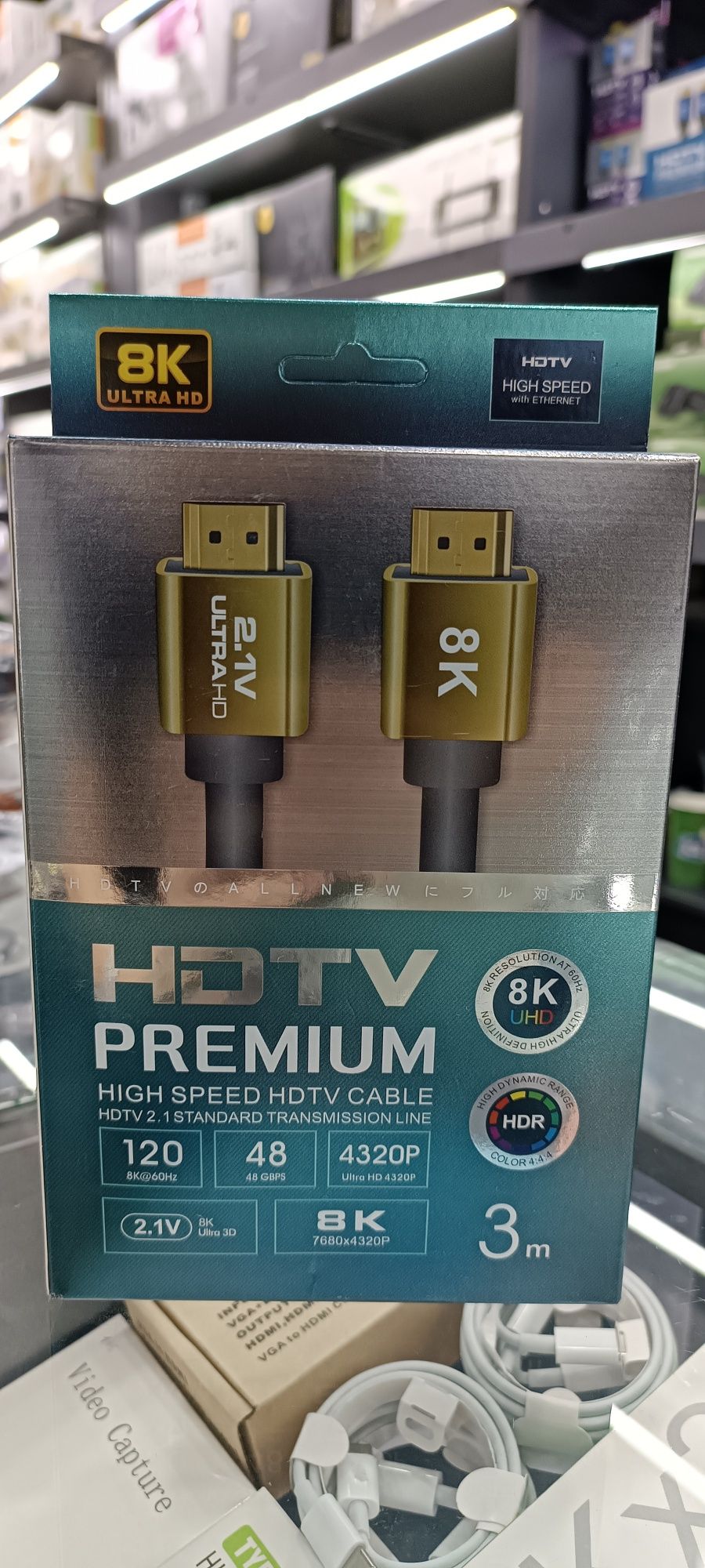 Скидка! Доставка! Hdmi кабель 3 метр/ 4 k