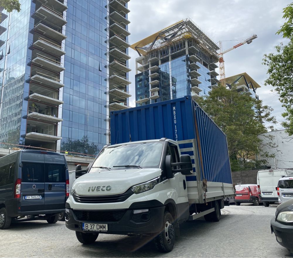 Servicii transport marfa Bucuresti 6 metri / Transport containare