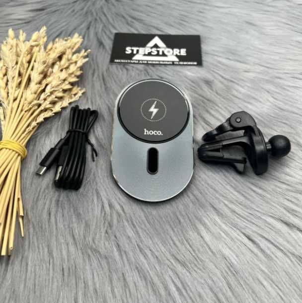 Suport Magsafe cu Incarcator pentru masina, Hoco CA91 Magic