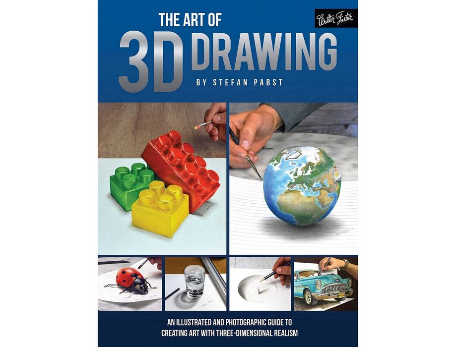 Super carte despre desenul 3D tridimensional realist invatare desen