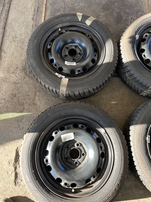 Jante Tabla VW Polo cu Anvelope Iarna