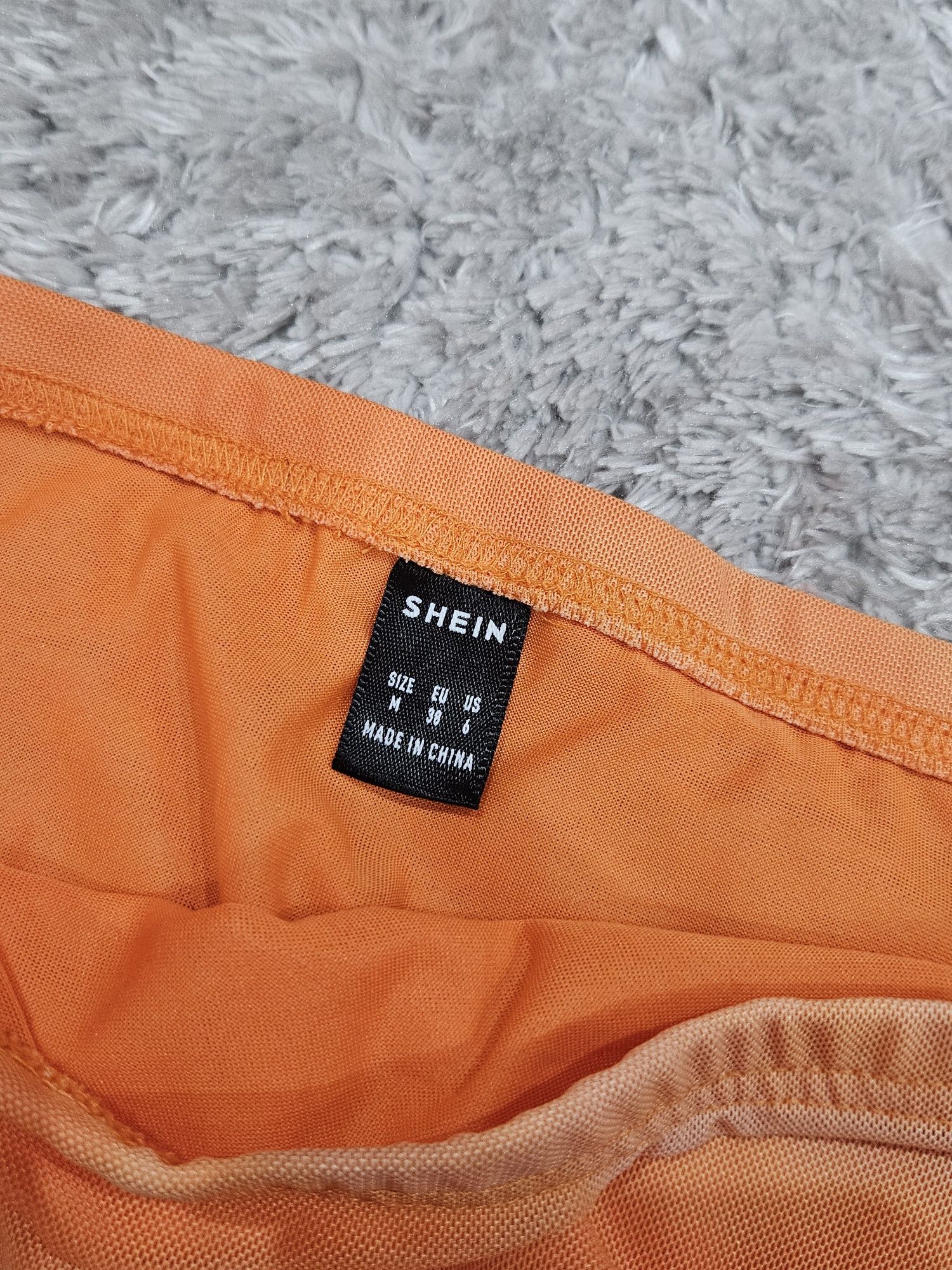 Shein оранжев комплект