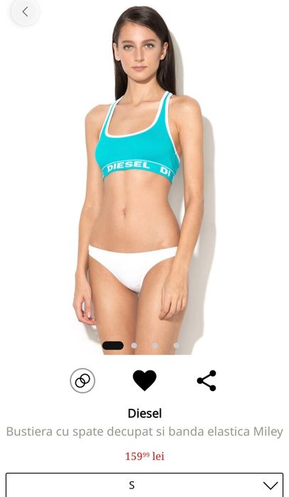 Bustiera Diesel noua cu eticheta, marimea S