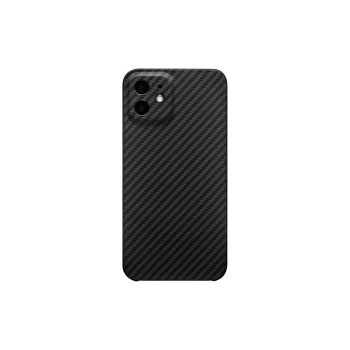 Husa KEVLAR Fibra Carbon Subtire Neagra Iphone 12/13/14/15/16 PRO MAX