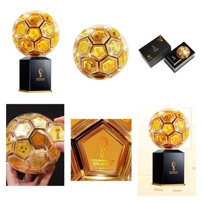 Коллекционный золотой серебряный мяч Фифа футбол, Монеты Банкноты