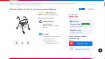 Rolator Pliabil Kaiyang in stare foarte buna