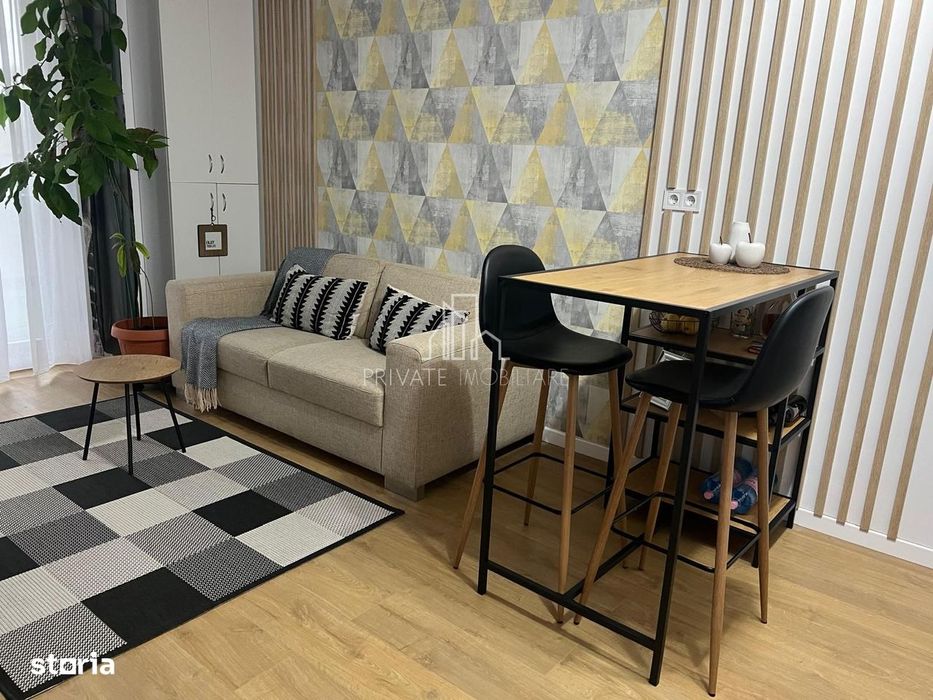 Apartament 1 Camera Bloc Nou/Mobilat/Utilat, Green Residence, Tudor