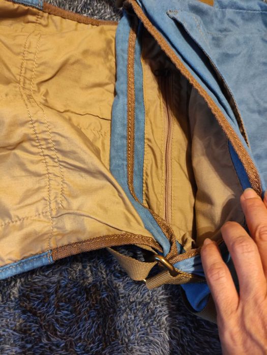 велурена ученическа чанта през рамо