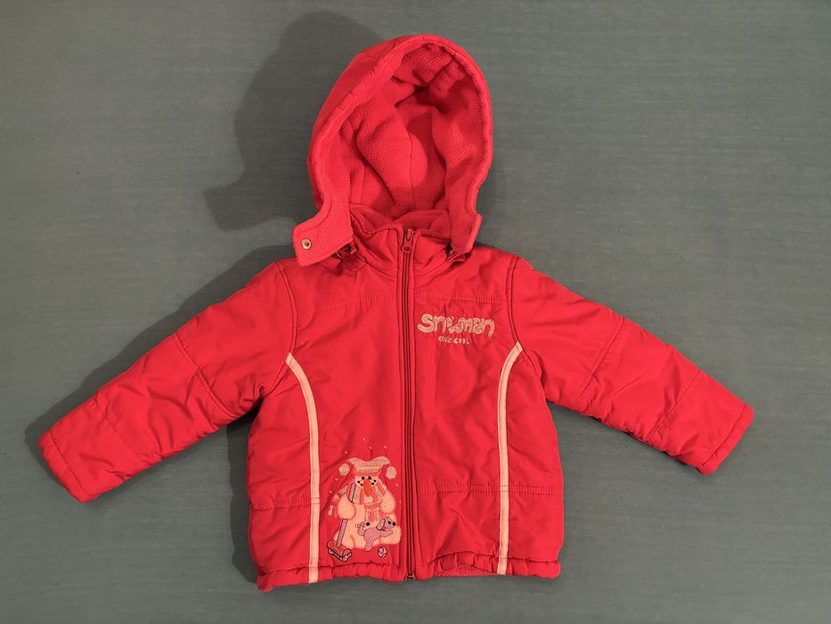 Детско зимно яке за момиче, възраст 2-3 години