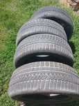 Vand set 4anvelope 235 55 18 continental m+s bune fara defecte