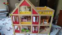 Детска дървена къща за игра