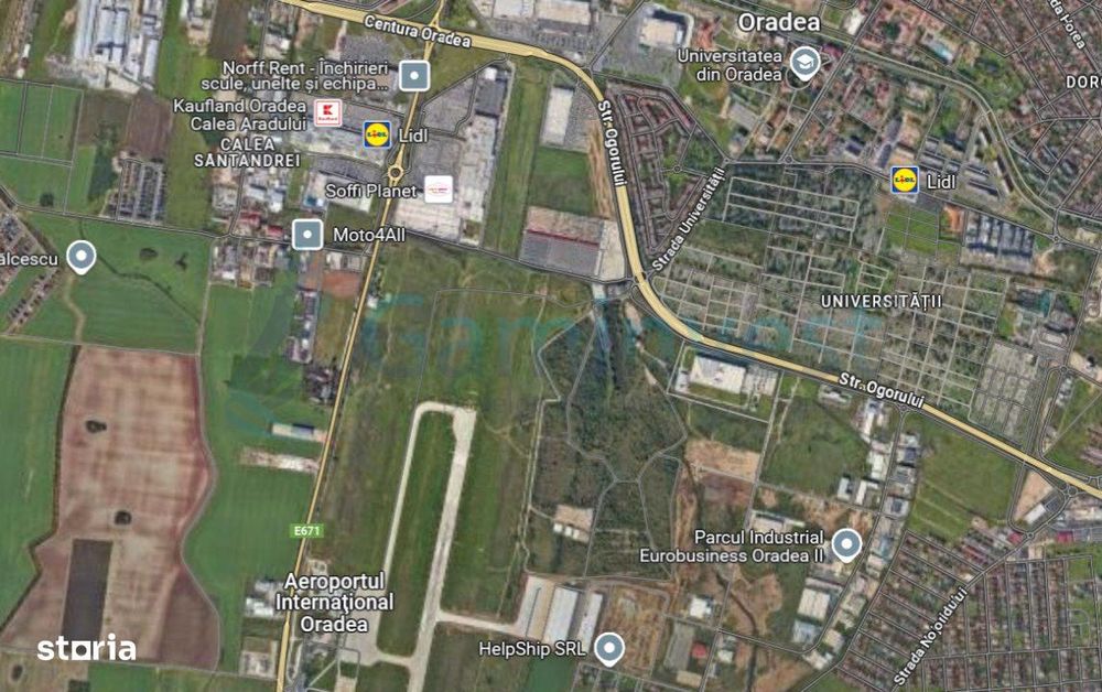 Gaminvest Teren intravilan de inchiriat, zona Aeroport Oradea,A2395A