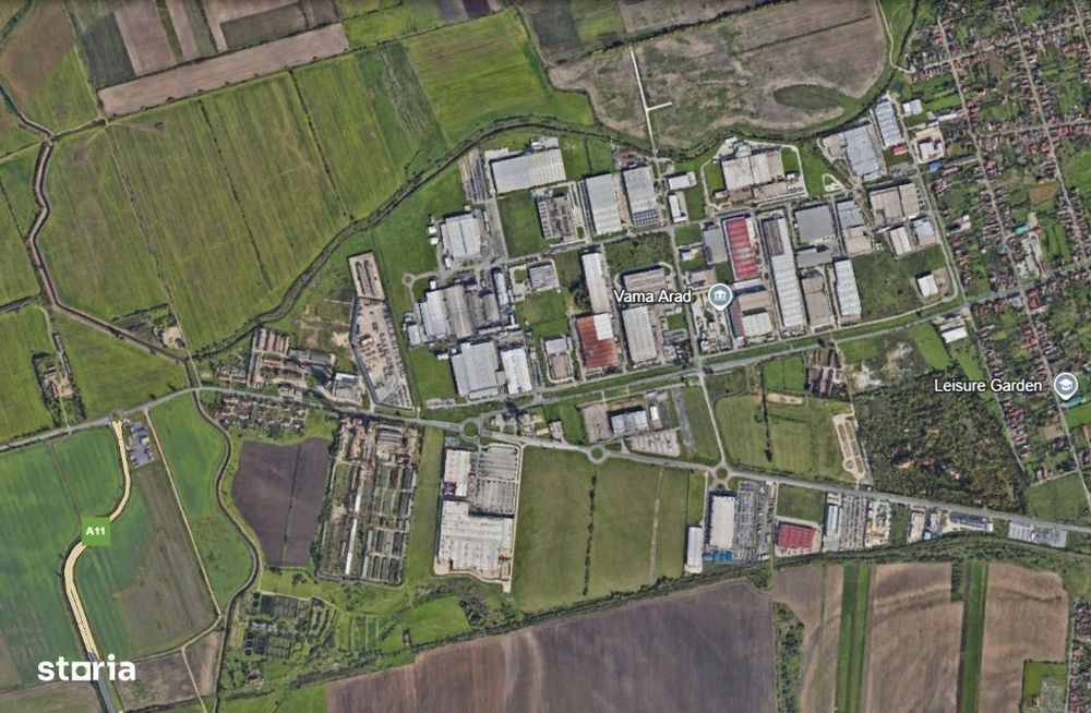 Hală industrială de închiriat Arad ZI West Vecinatate A1, acces TIR