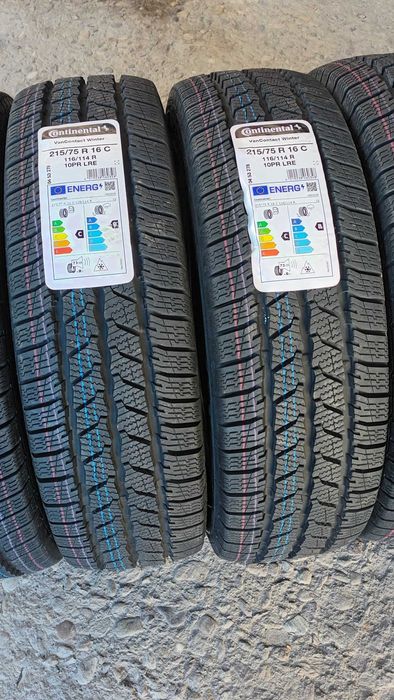 2 Нови бусови зимни гуми 215/75 R16C Continental VanWinter 116R 10PR