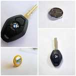 Carcasa cheie BMW diamant + acumulator baterie E46 E39 E60 Z4 X3 X5