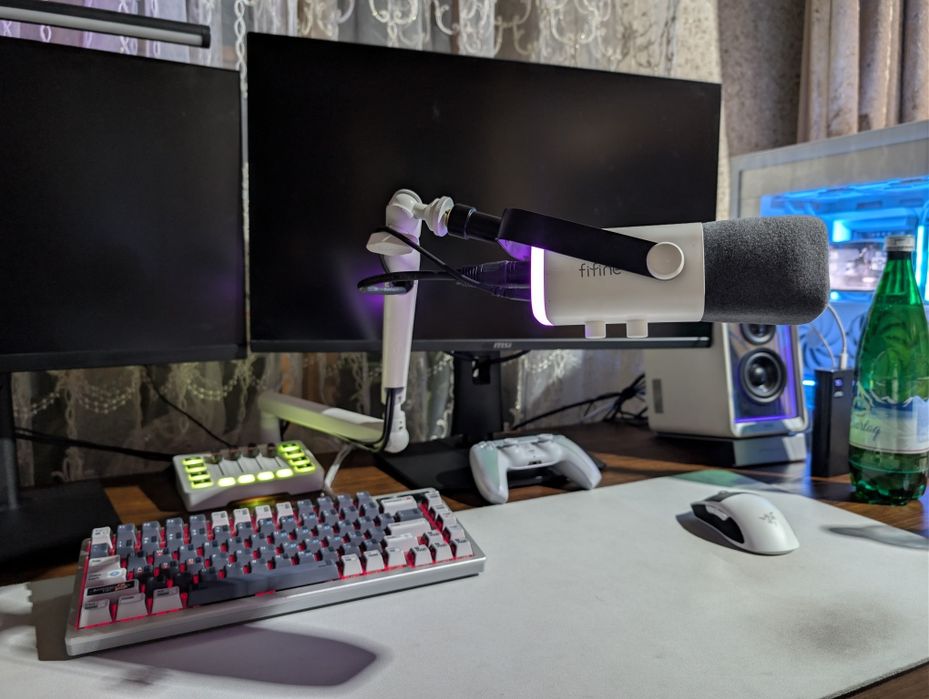 Fifine TAM8[Microphone AM8 &  BM88]+Fifine Ampligame SC3