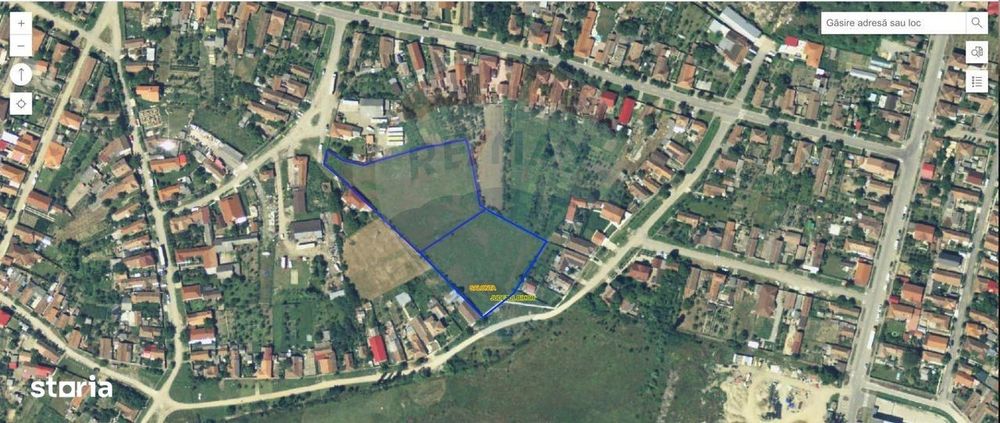 Teren Intravilan 9866 mp. Dublu front stradal.