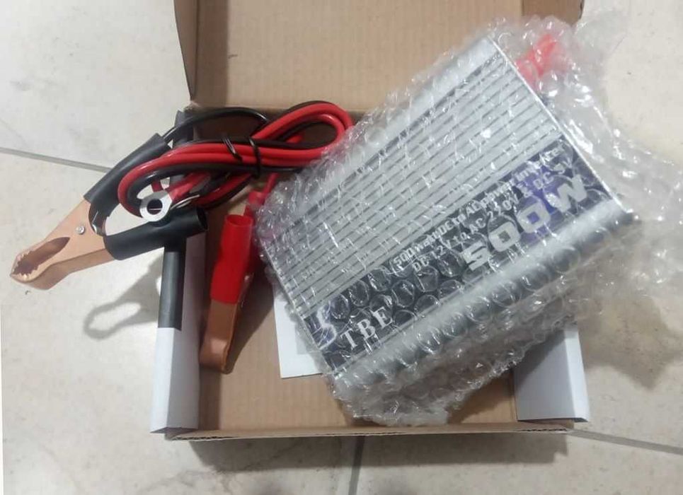 инвертор преобразователь напряжения 12/220 вольт для ноутбука TBE 500