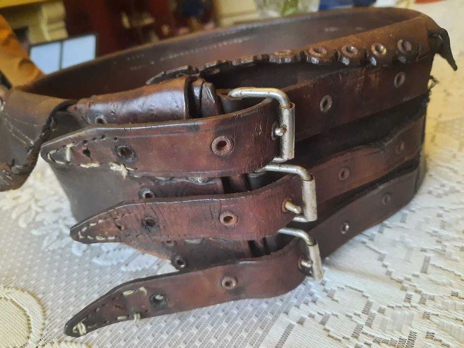 Chimir tradițional, șerpar, cingătoare sau brâu lat din piele