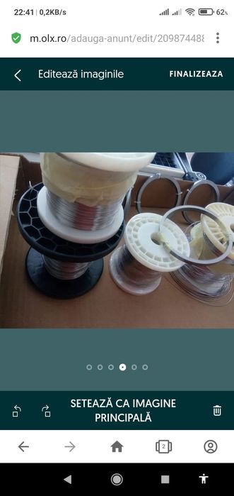 Fir de nichelina rezistiva