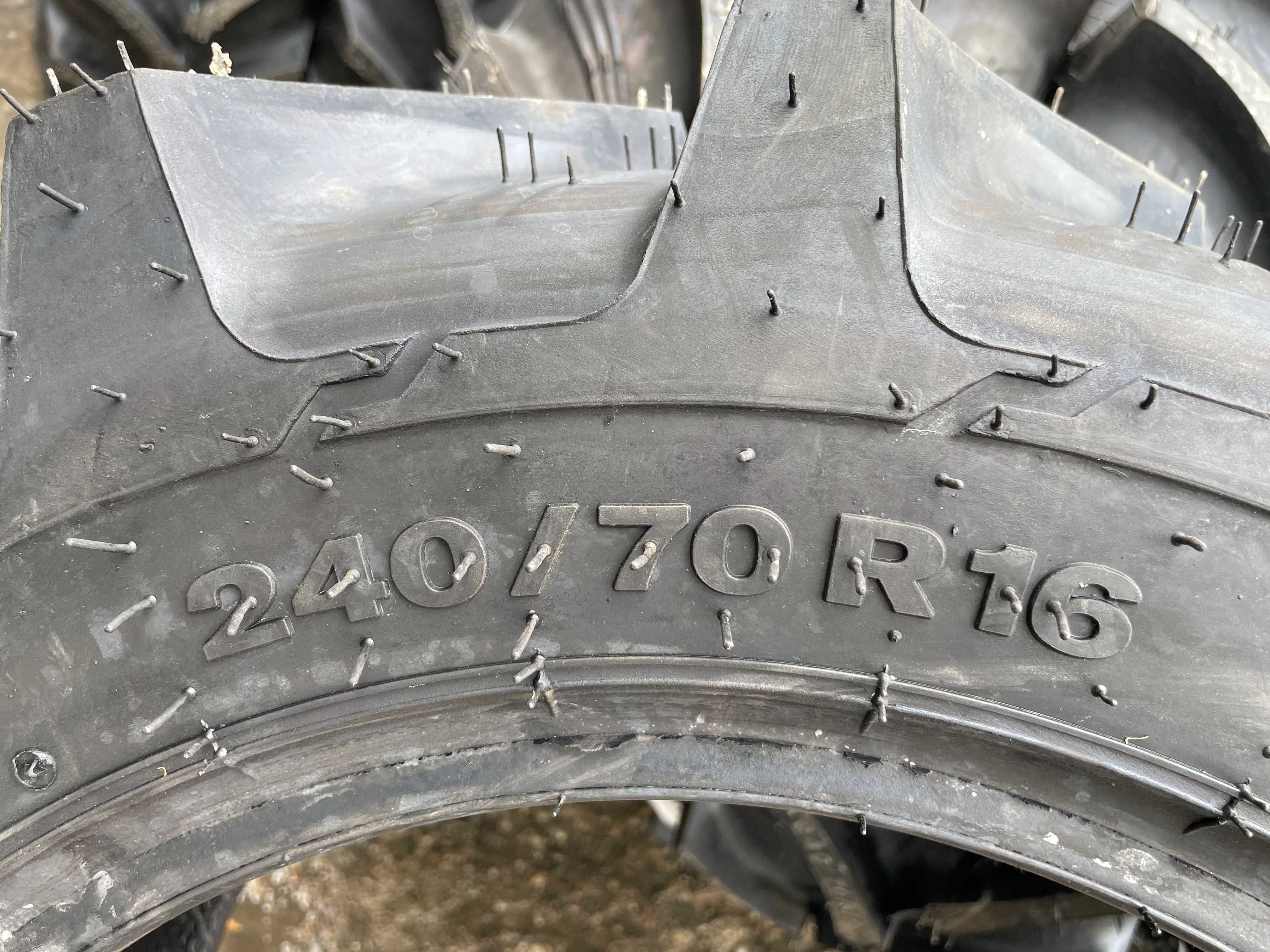 Cauciucuri noi radiale 240/70R16 pentru tractor fata cu garantie