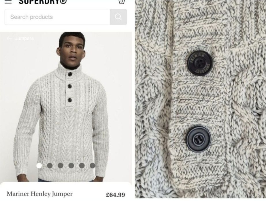 Pulover Bărbătesc SUPERDRY Premium Knitwear, Mărimea L