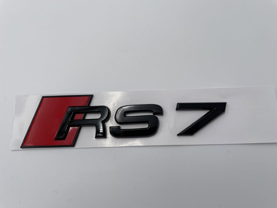 Set Embleme Audi RS7 negru s-line
