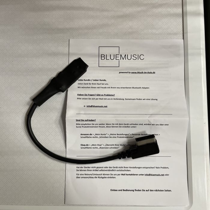 Adaptor bluetooth audio AMI/MDI