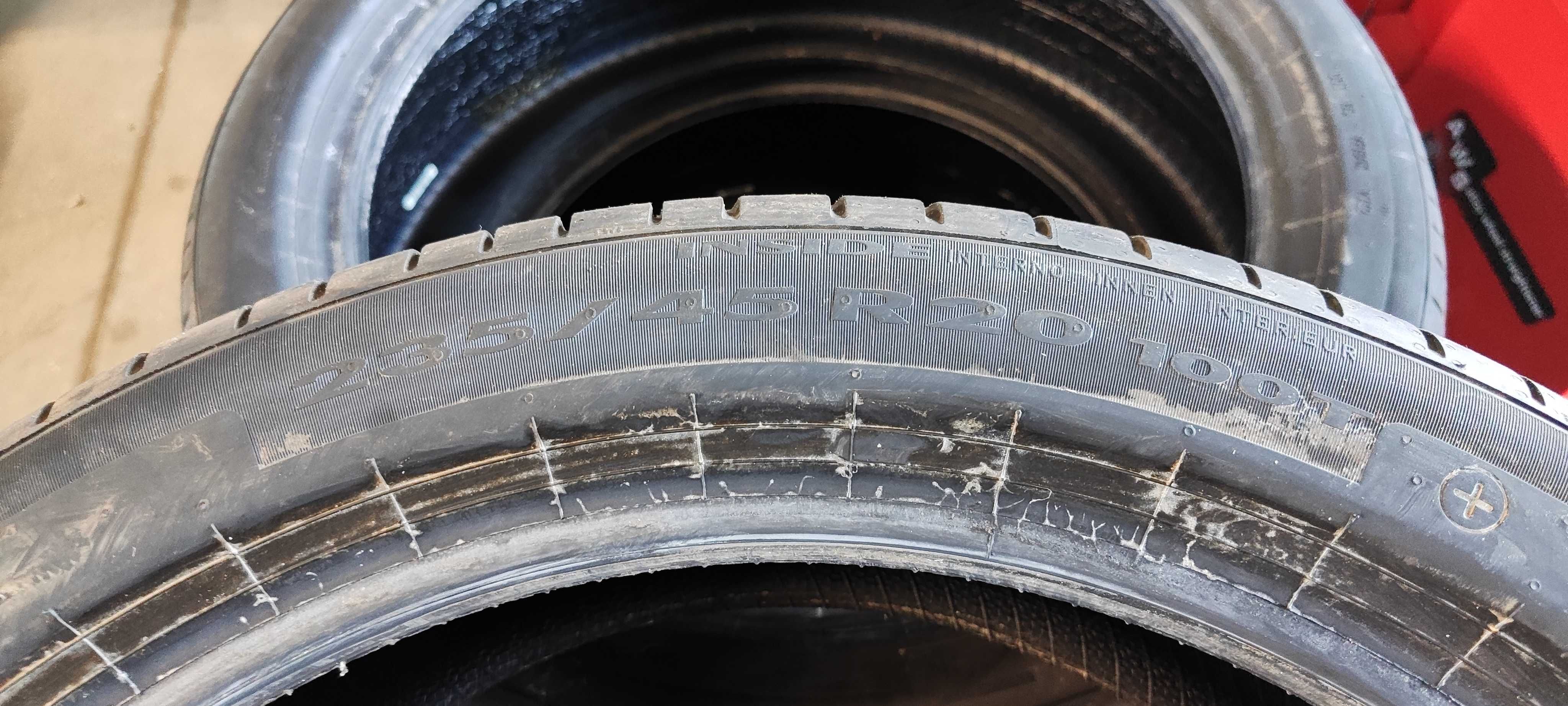 4бр.летни гуми 235/45/20-255/40/20 Pirelli спорт пакет