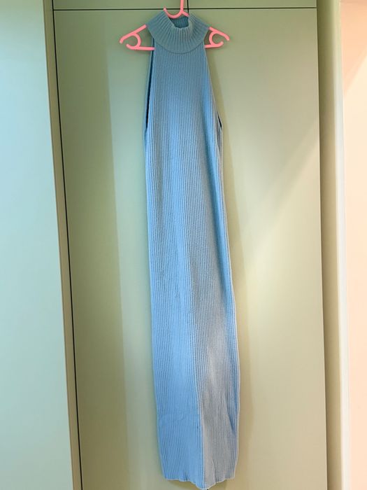 Дълга рокля без ръкав по тялото ZARA