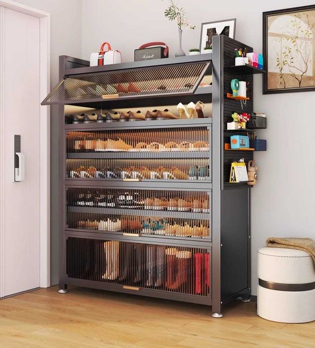 шкаф для прихожки/ металлические полки для обуви/ обувница