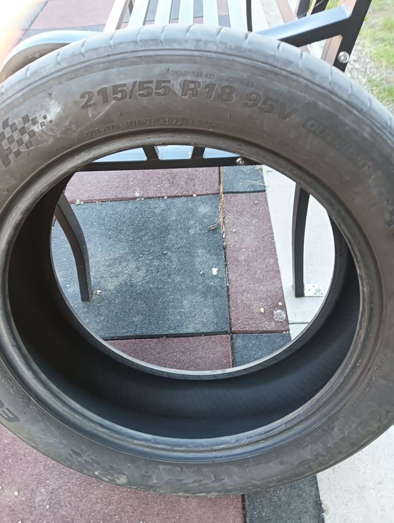 Vînd anvelope Kumho vară dimensiuni 215-55-18