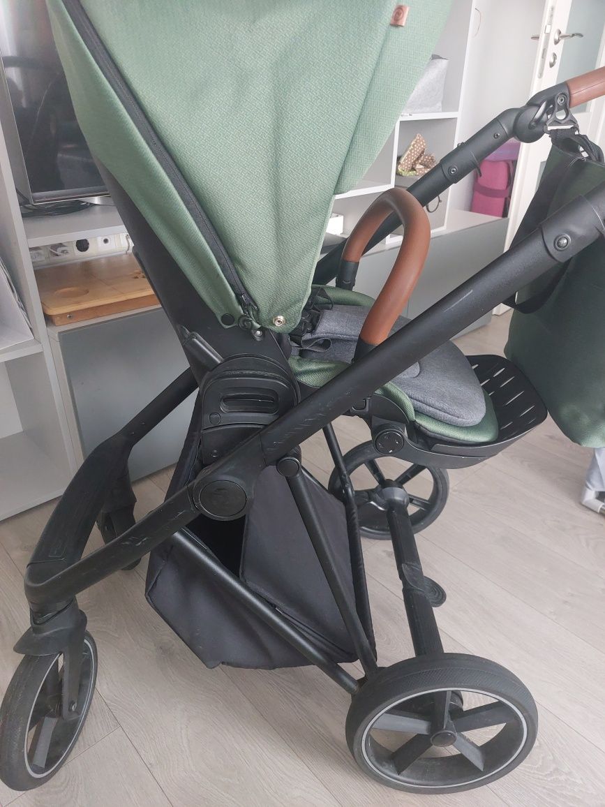 Бебешка количка 3в1 Roan Ivi Boho Green.