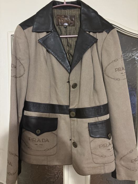 Сако естествена кожа P*rada