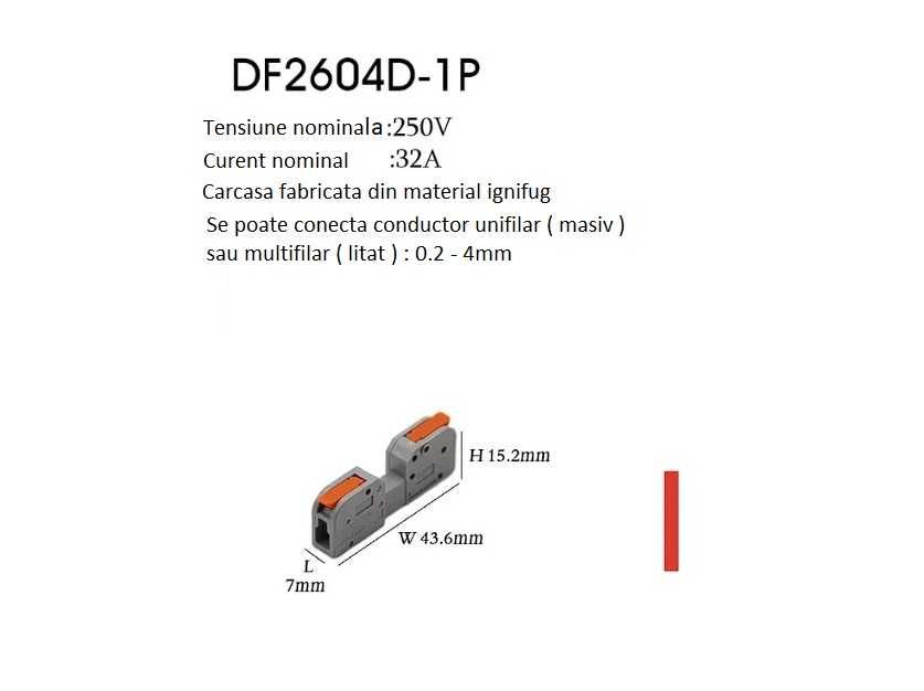 Conectori tip Wago cleme rapide conector splitter