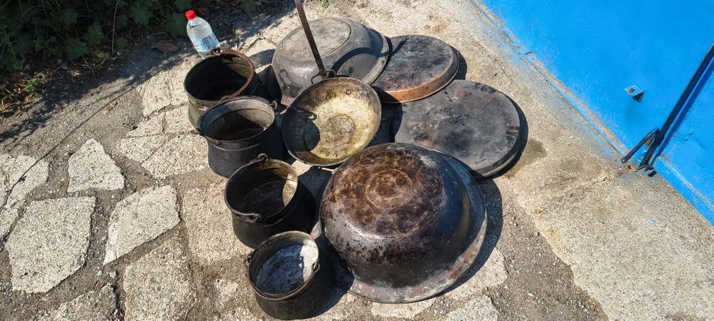 Стари медни съдове ,на над 120 години