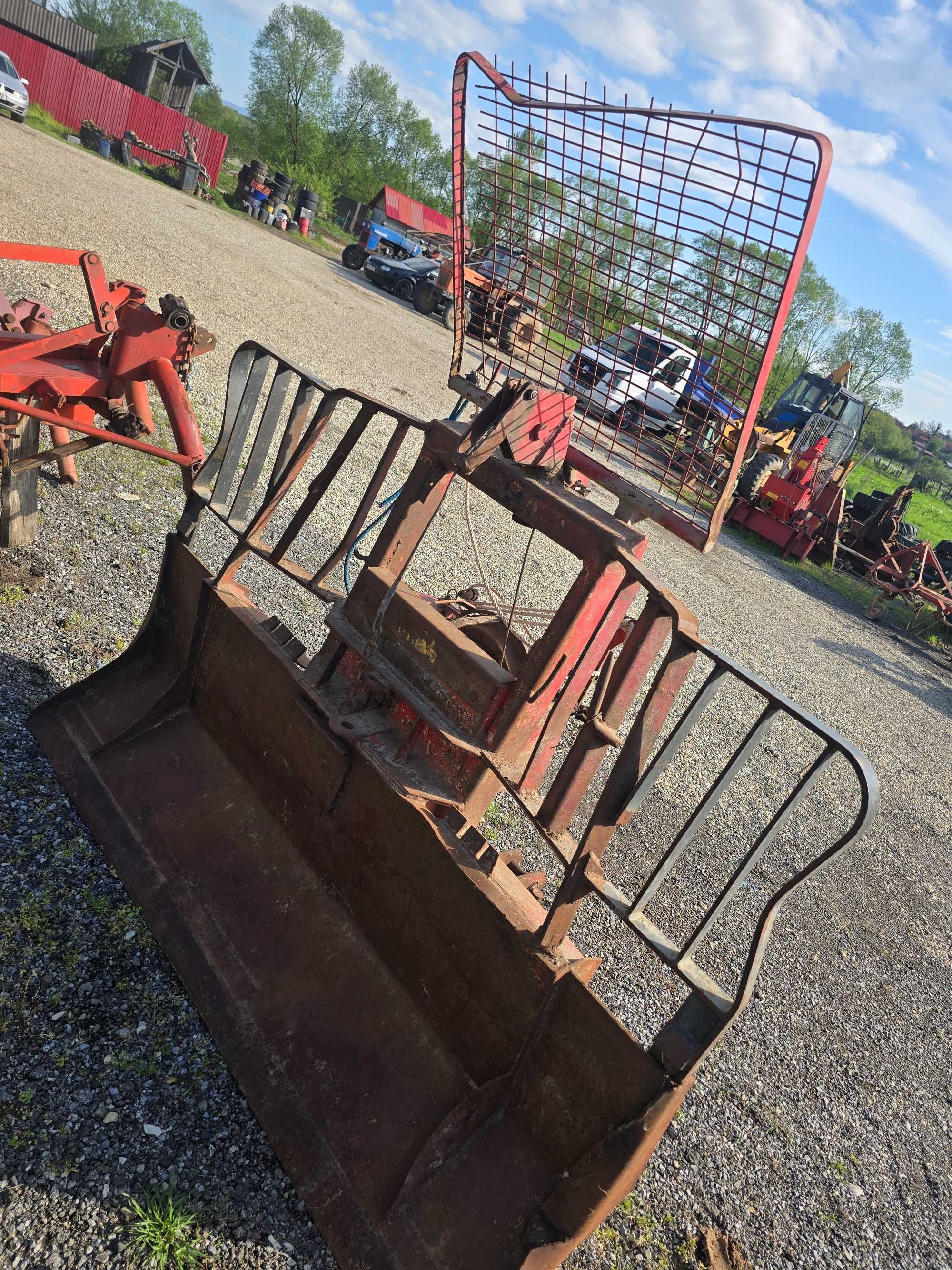 Troliu in tiranti la tractor cu piese originale de 5 tone putere KMB