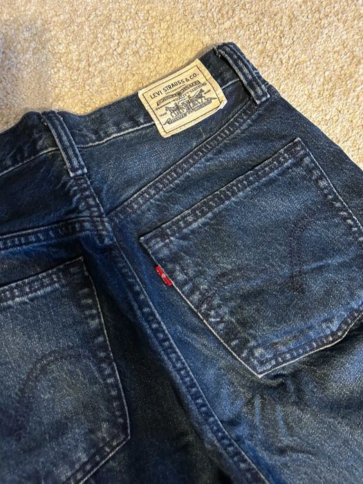 Blugi Levi Strauss & co. W27 L31, largi, talie inalta