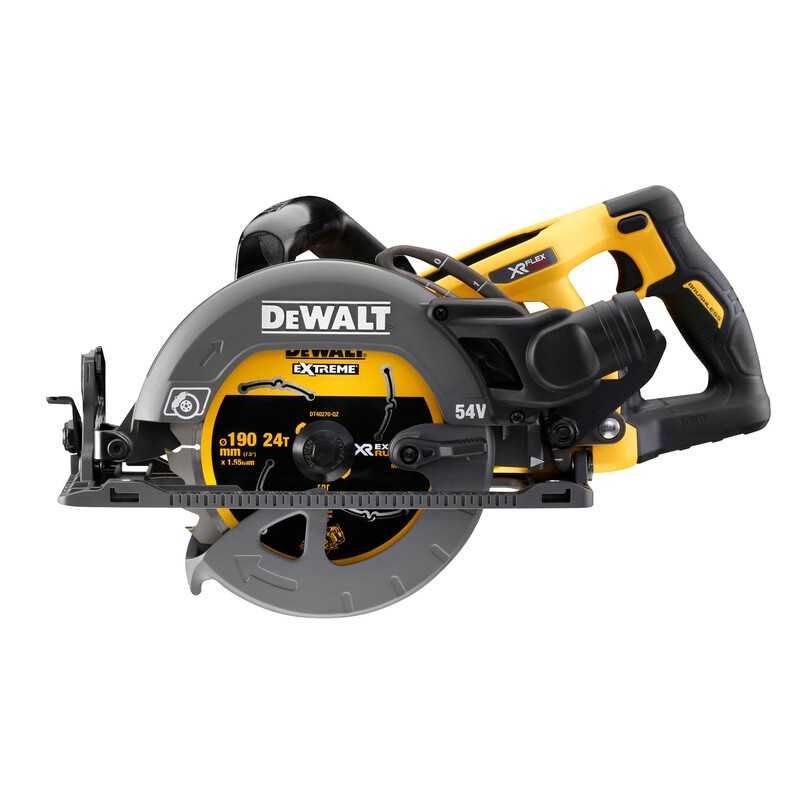 Циркуляр акумулаторен ръчен DEWALT DCS577N FLEXVOLT, 54V