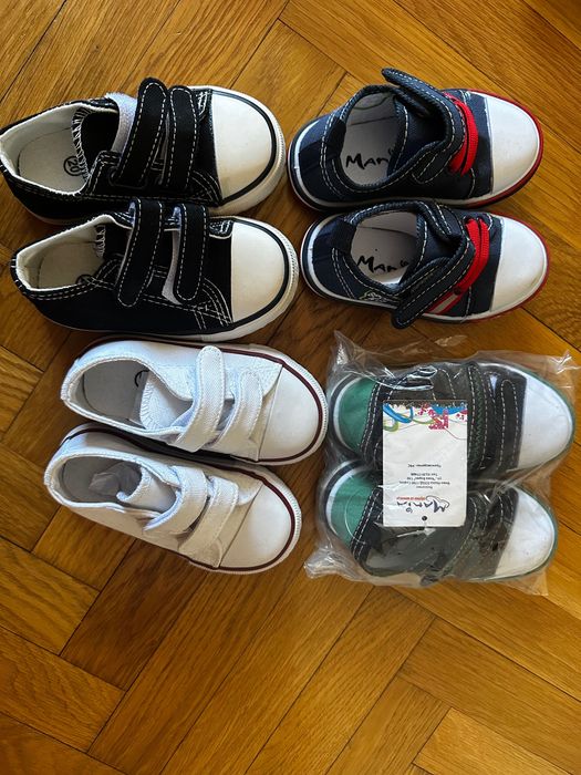 Чисто нови детски обувки- различни видове