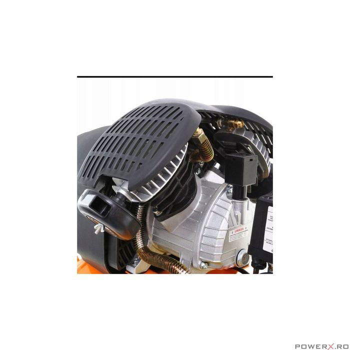 Compresor aer Notig 100l, 2 cilindrii, 8bari, 230V 440l/min