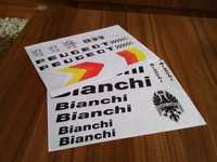 Stickere Peugeot, Bianchi, Colnago, R.I.H, C.N.C