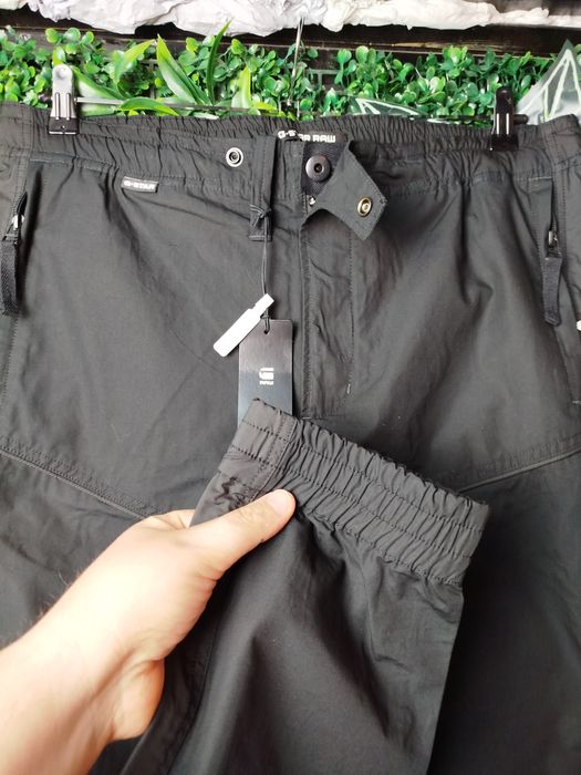 Оригинални мъжки панталони G-Star Raw Moto RCT W36 нови черни долнище