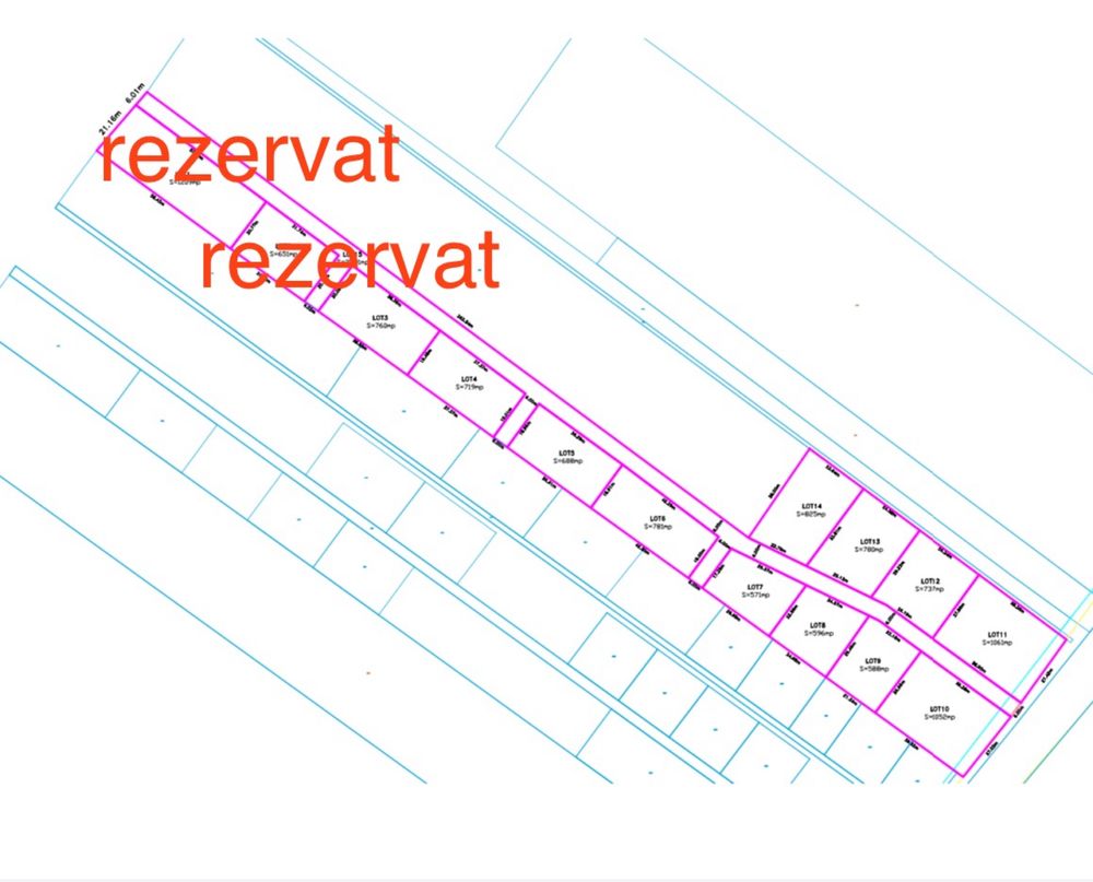 Teren intravilan 12 loturi, DN17 - zona mixta ( M1a)