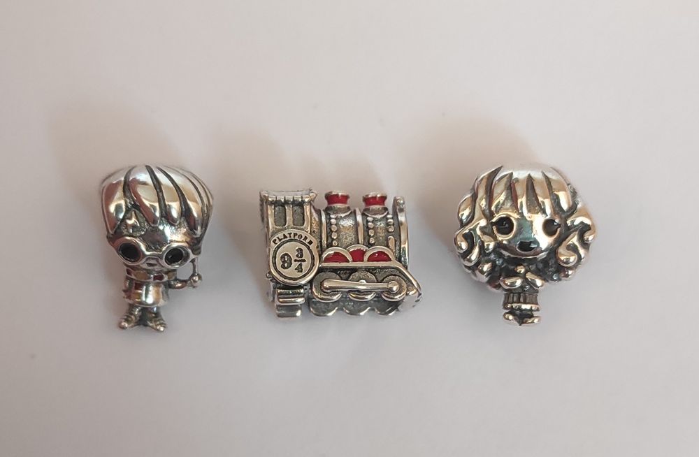 Нови!!! Сребърни Хари Потър талисмани за гривна Пандора Pandora Harry