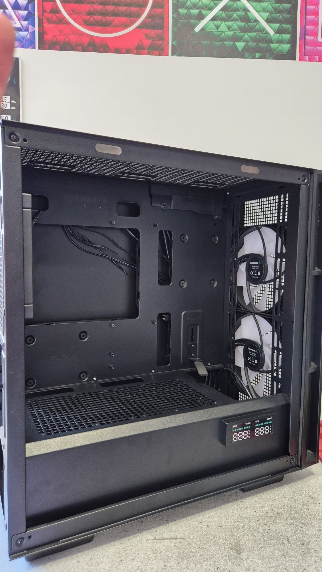 Кутия DeepCool CH360 Digital Black w/ 3 ARGB Fan's / ГАРАНЦИОННА